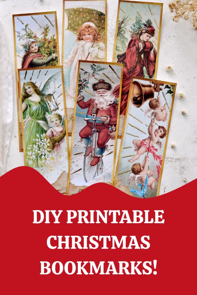 DIY Printable Christmas Bookmarks