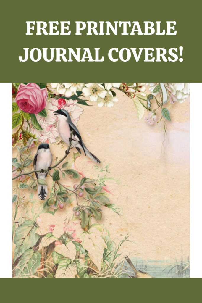 Free Printable Journal Covers Pin