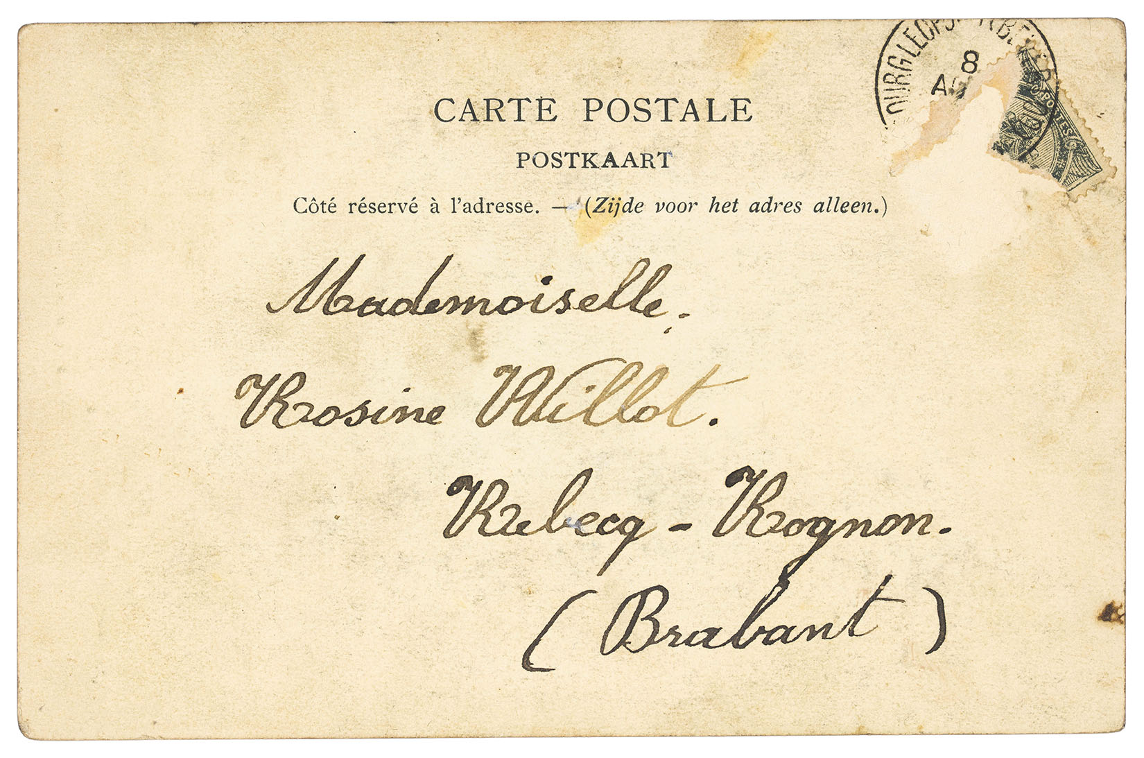Mademoiselle Postcard