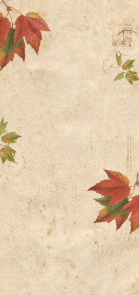 Fall Wallpapers for iPhone - vintage maple leaves