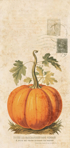 Fall Wallpapers for iPhone - vintage orange pumpkin