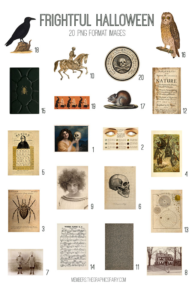 Frightful Halloween image list