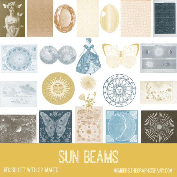 Sun Beams brushes
