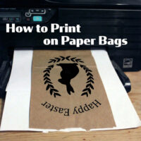 Easter Bag printing