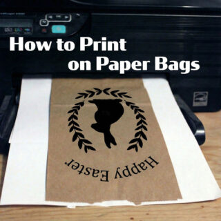 Easter Bag printing