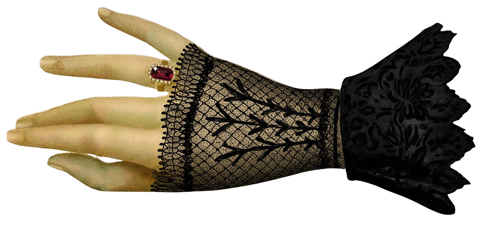 Ladies Hand Black Lace