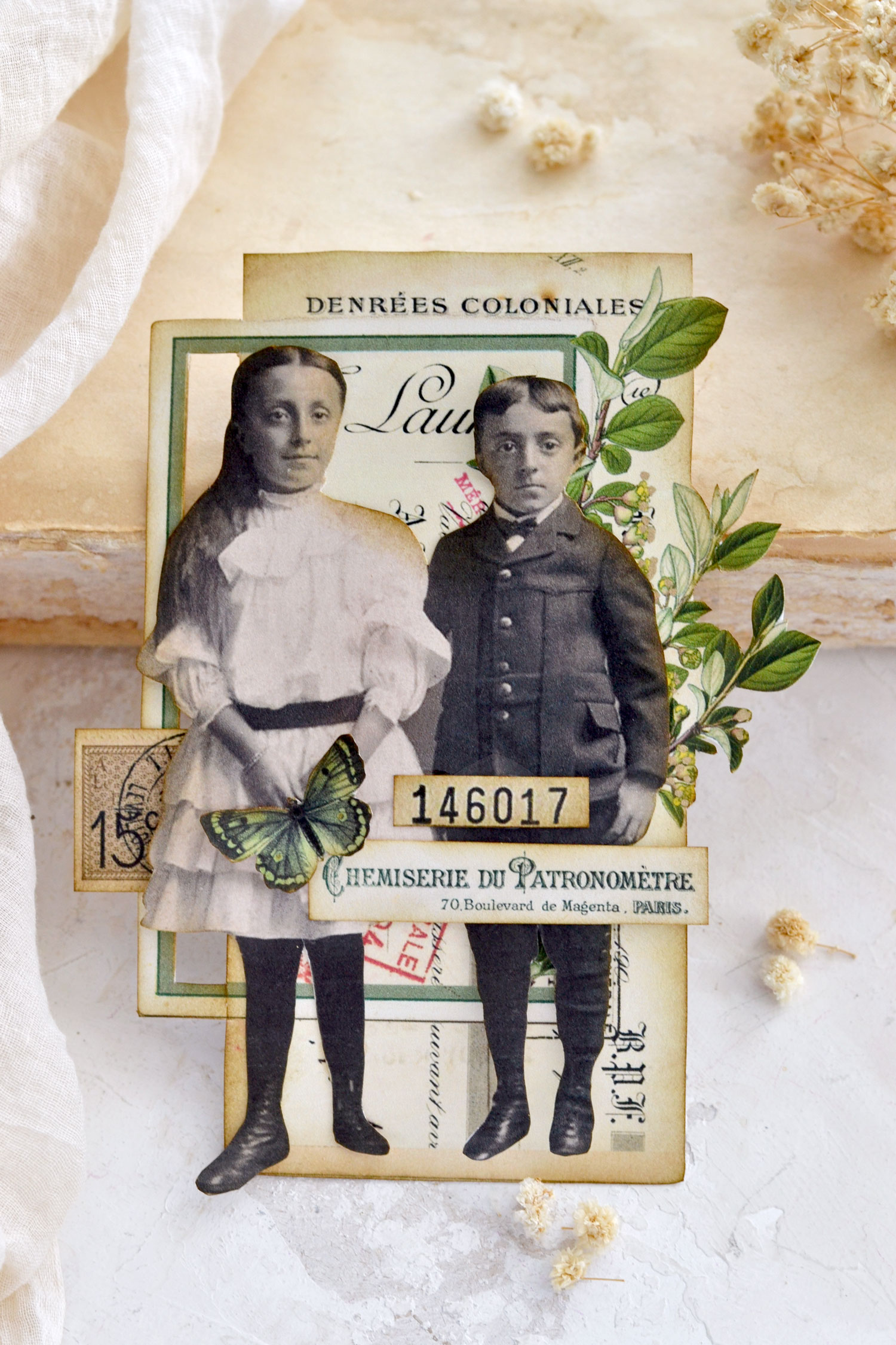 brother and sister junk journal cluster