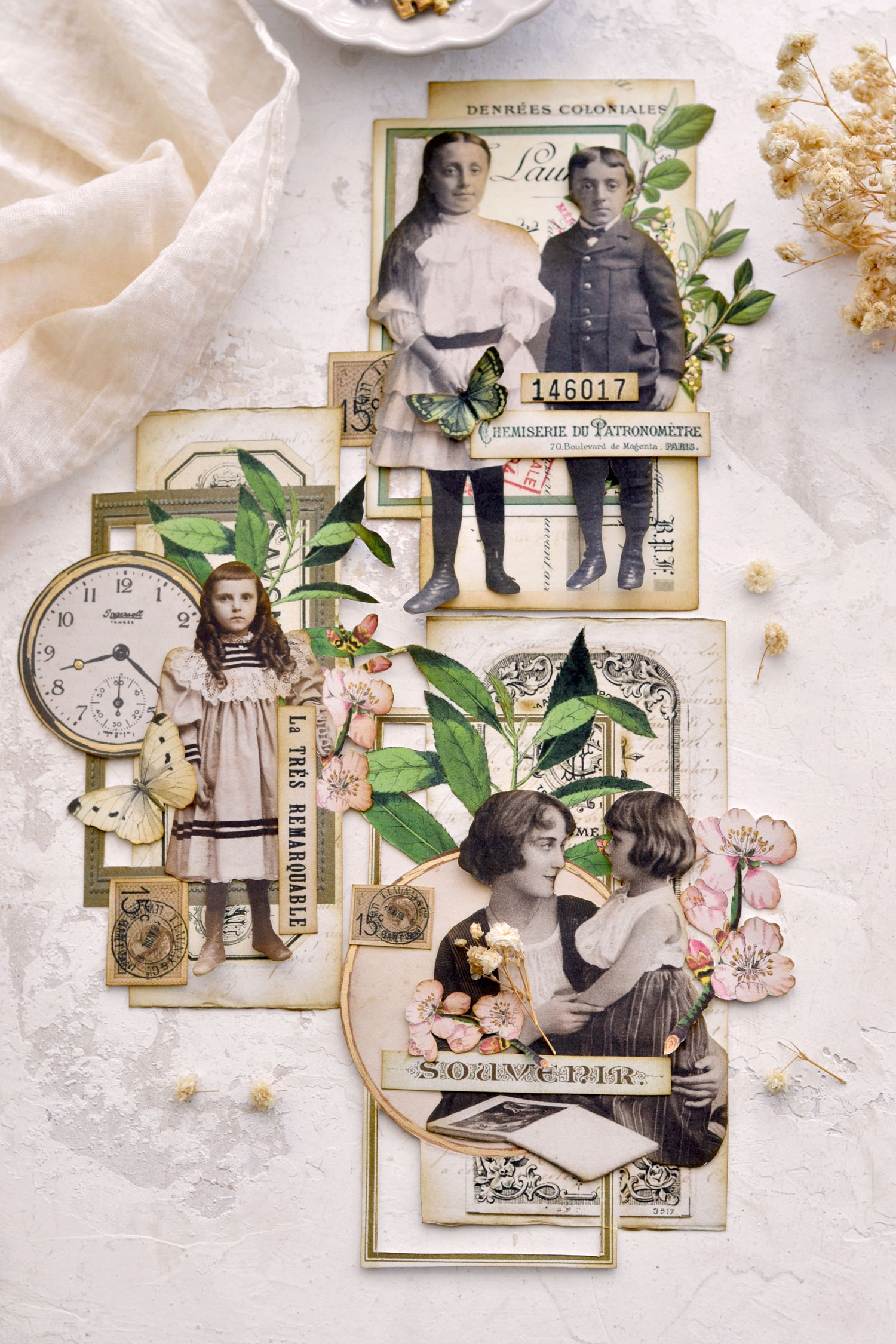 DIY vintage people clusters