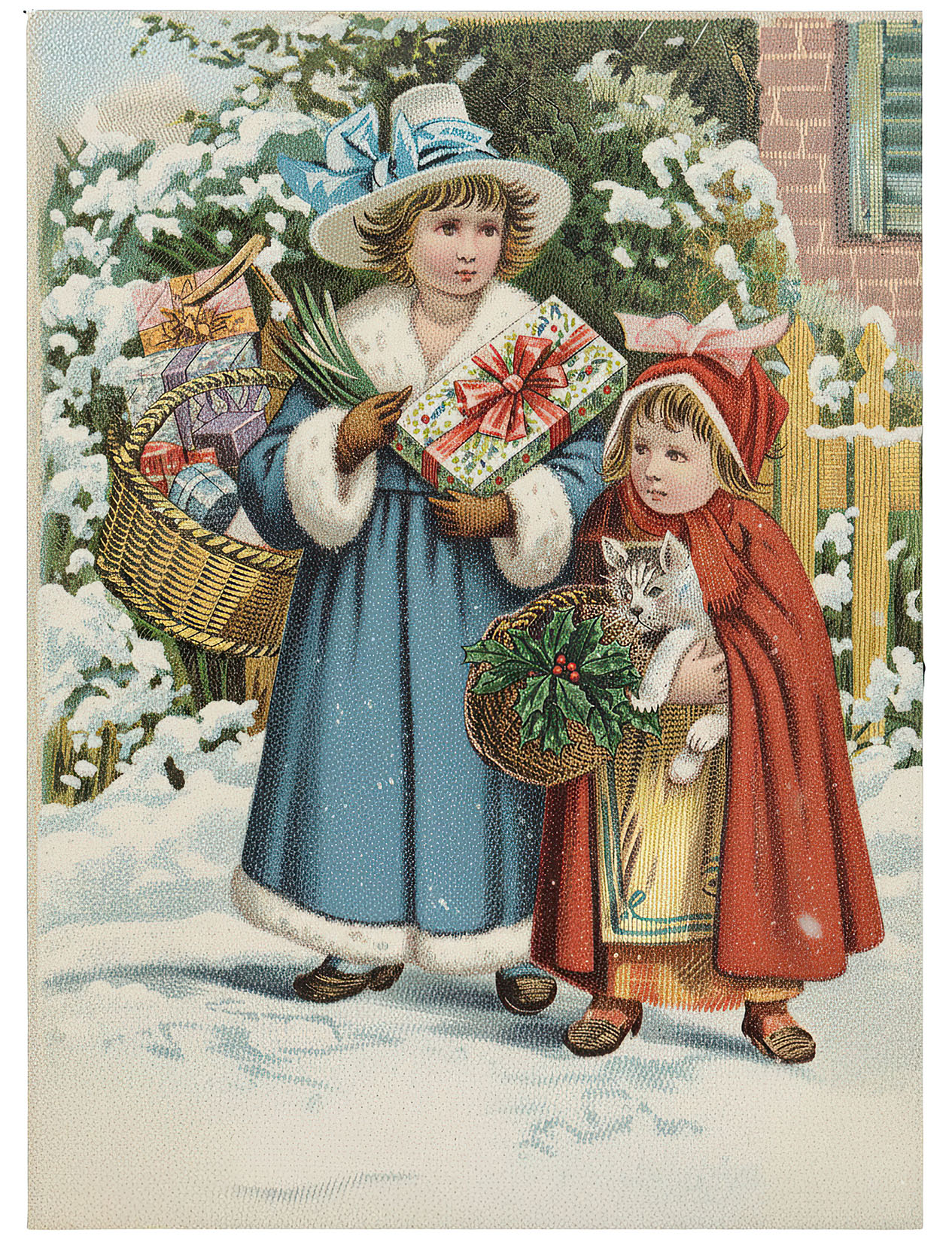 Shopping in the snow