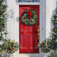 Christmas Door Image