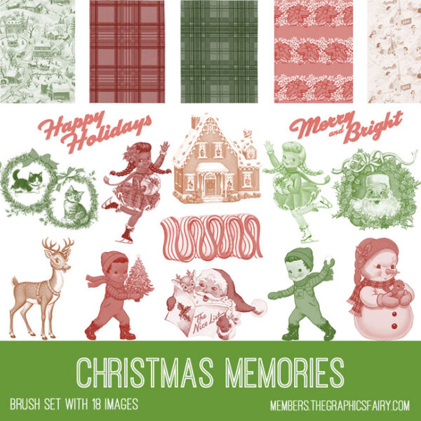 Christmas Memories Brushes