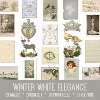 Winter White Elegance Graphics