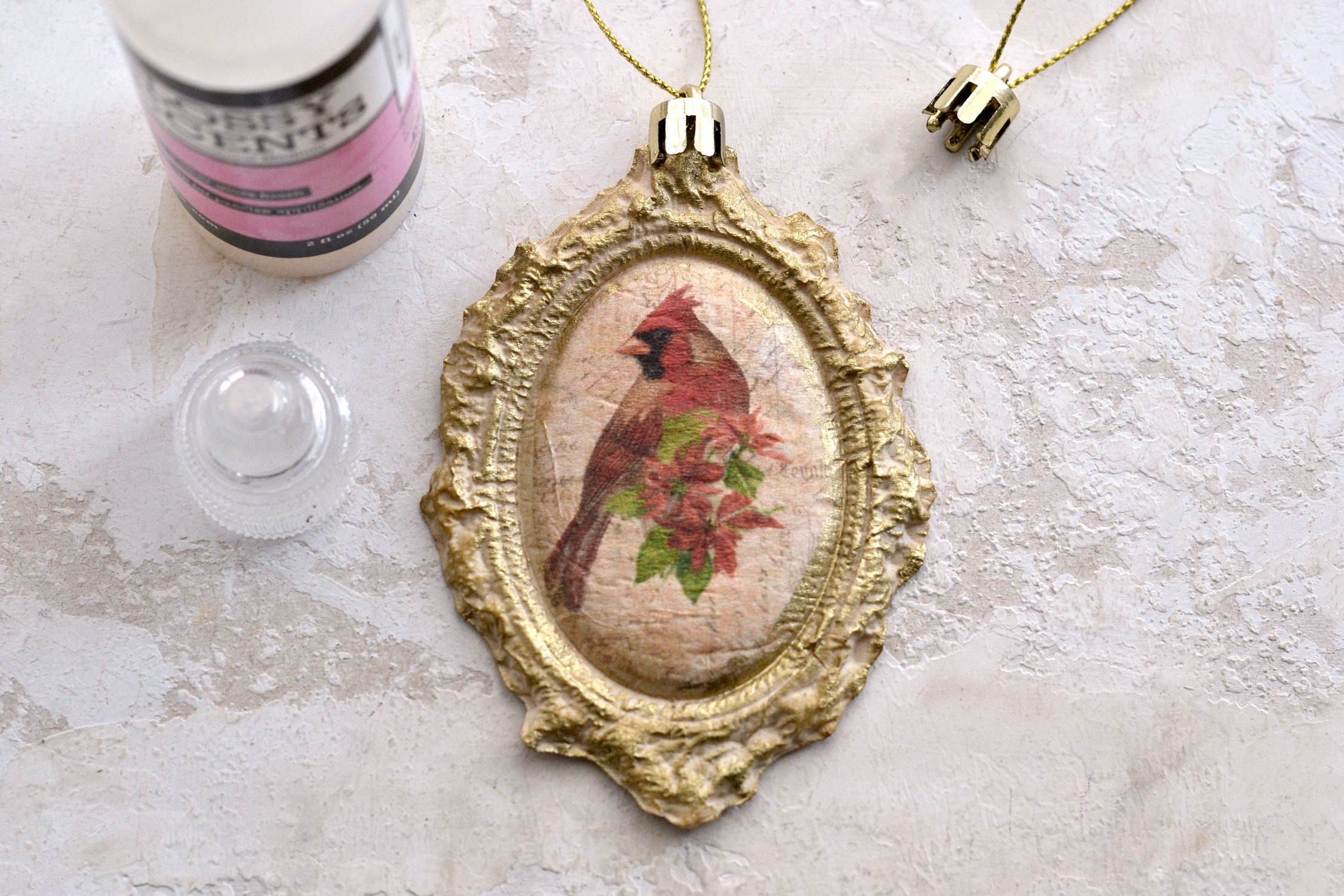 adding the cap hanger