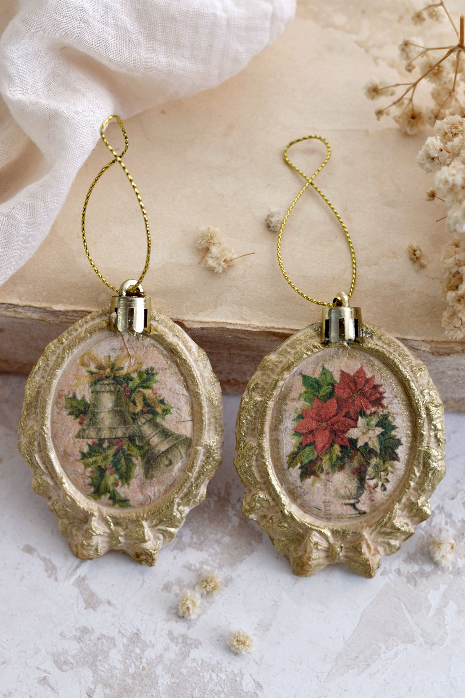 DIY Christmas paper ornaments