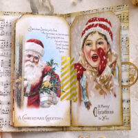 Vintage Christmas Tags Album inserts