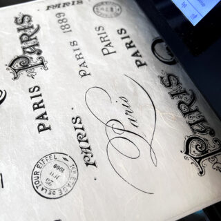 Printing on rice paper