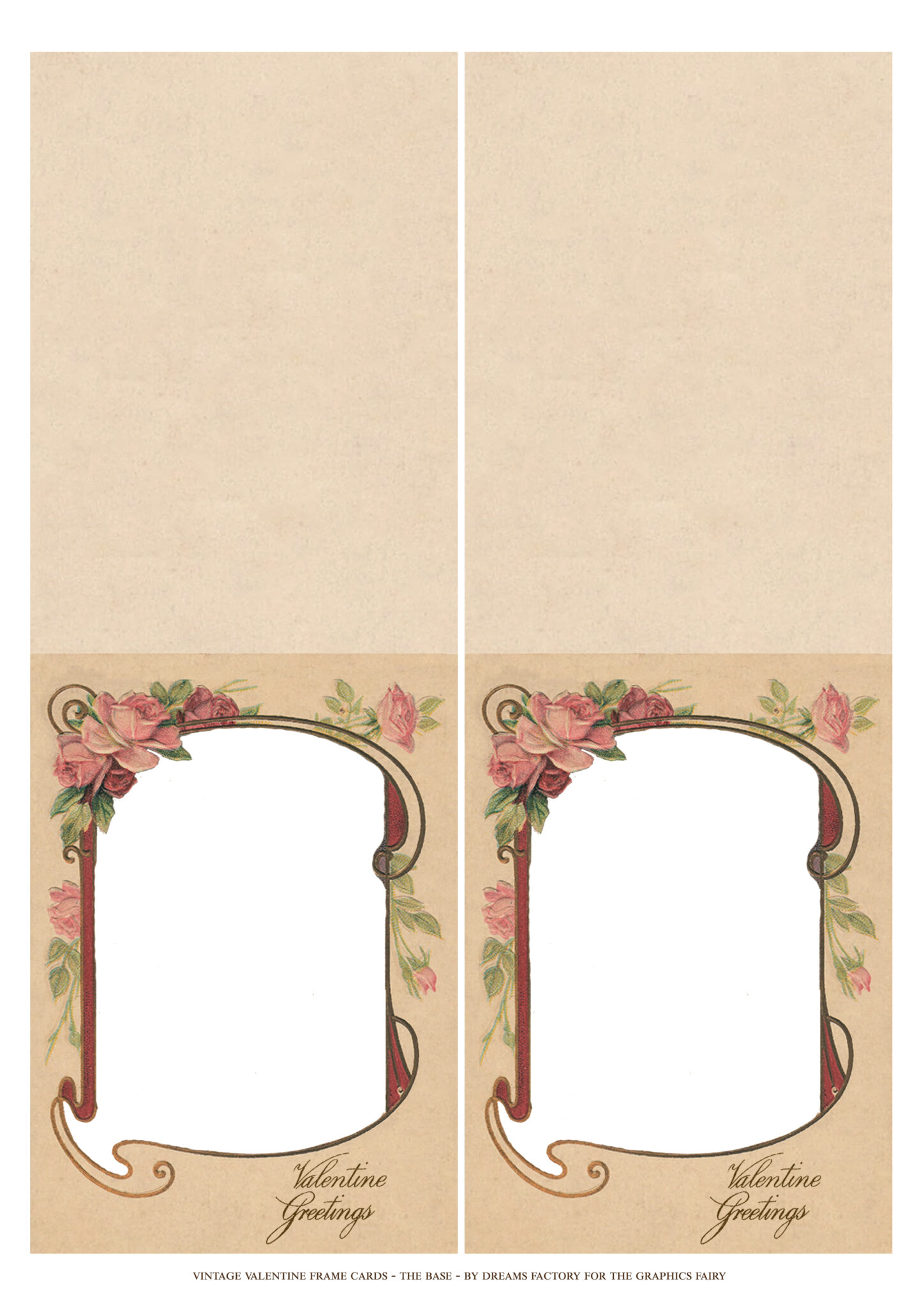 Printable Valentine Frame Cards! - The Graphics Fairy