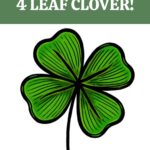 How to Draw a 4 Leaf Clover Pin