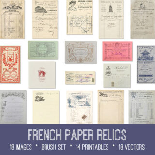 French Paper Relics Graphics