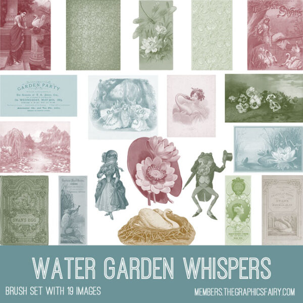 Water Garden Whispers Brushes
