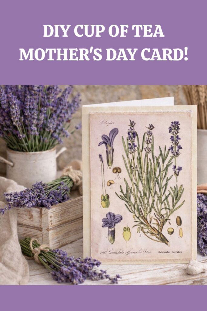 DIY Mother's Day Tea Card
