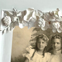 Plaster Dipped Flowers close up
