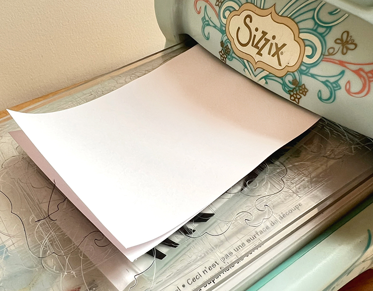 Scrap card to pad the sandwich