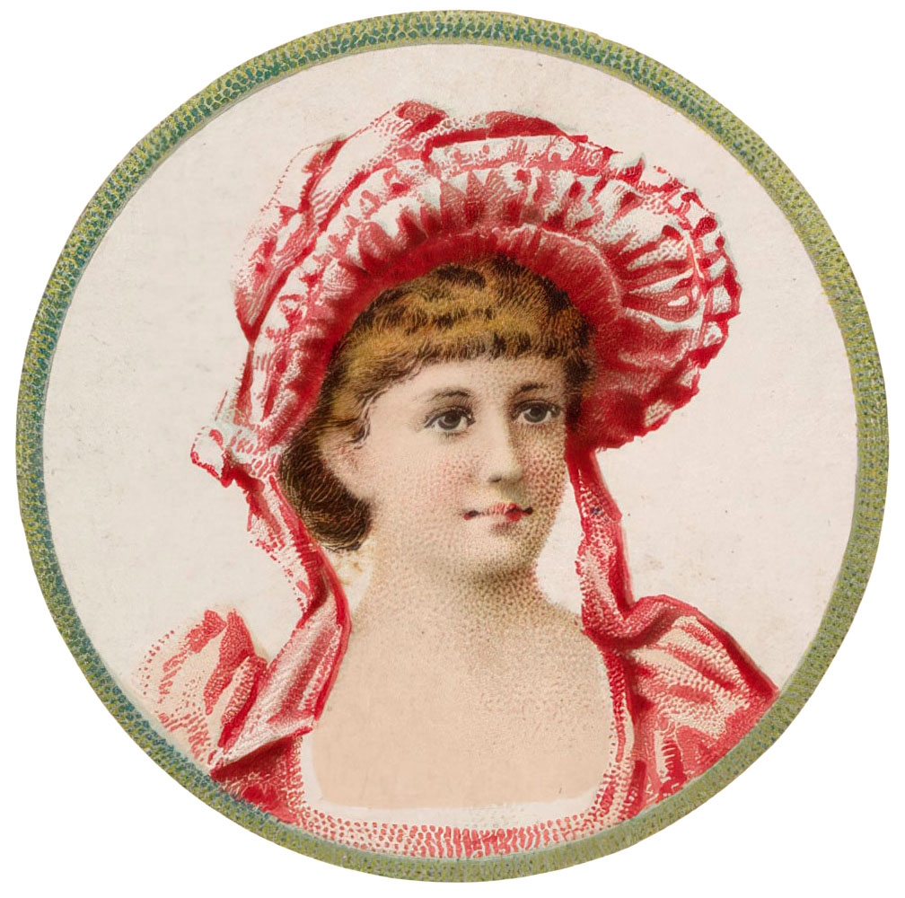 Hat lady Sticker