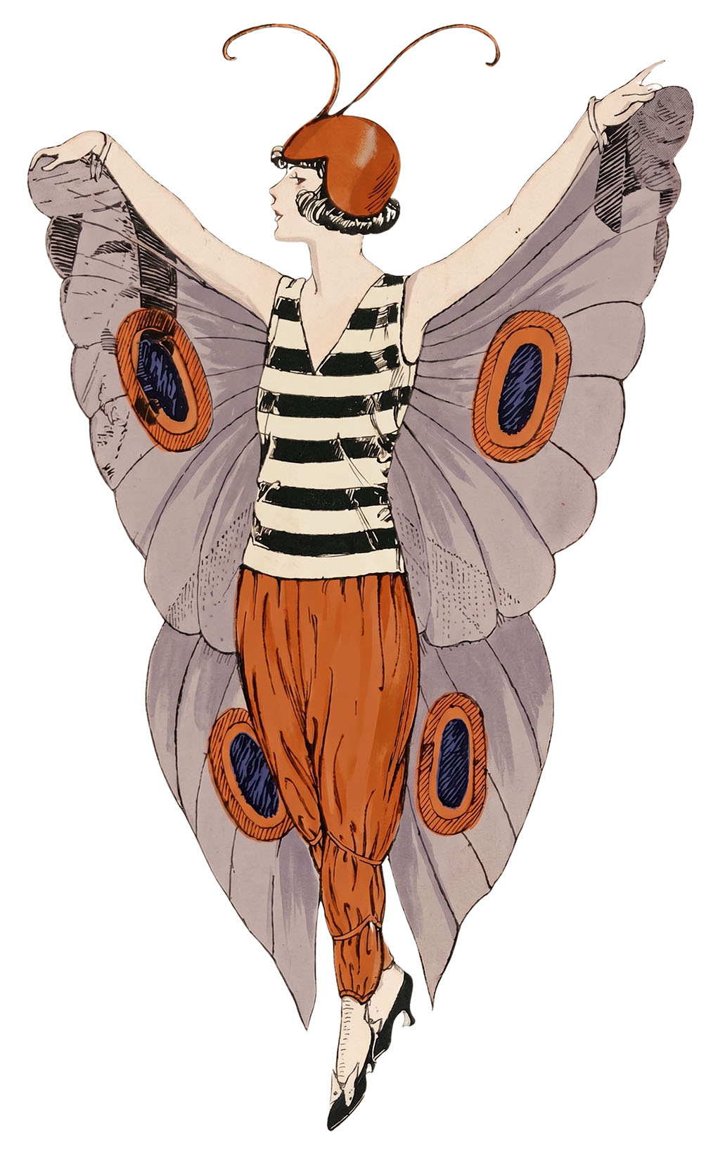 Butterfly Costume lady