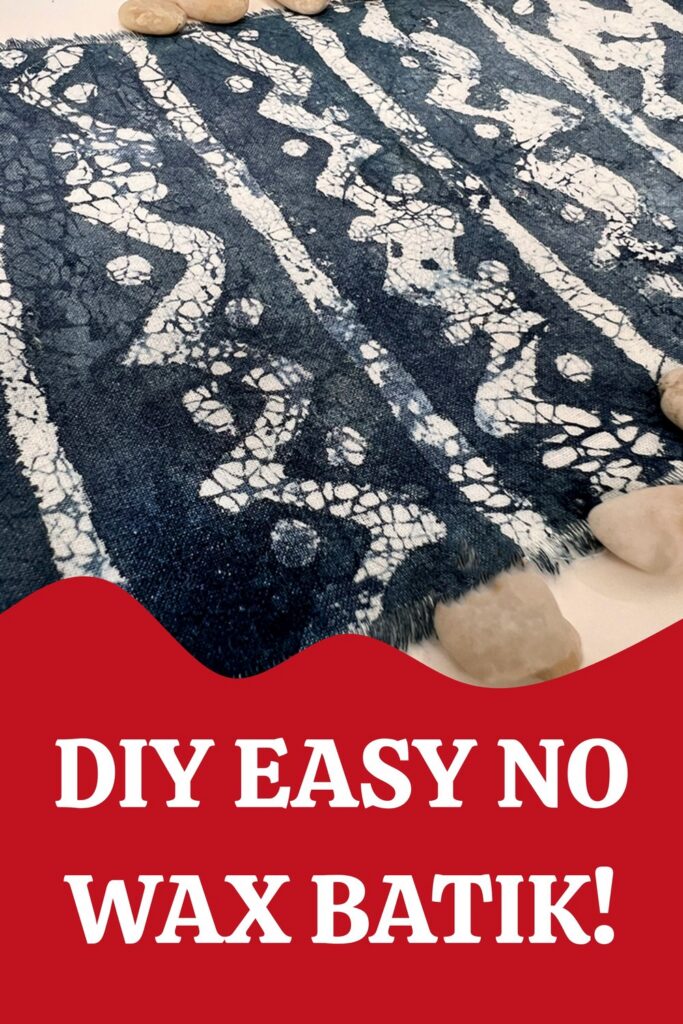 DIY Easy No Wax Batik