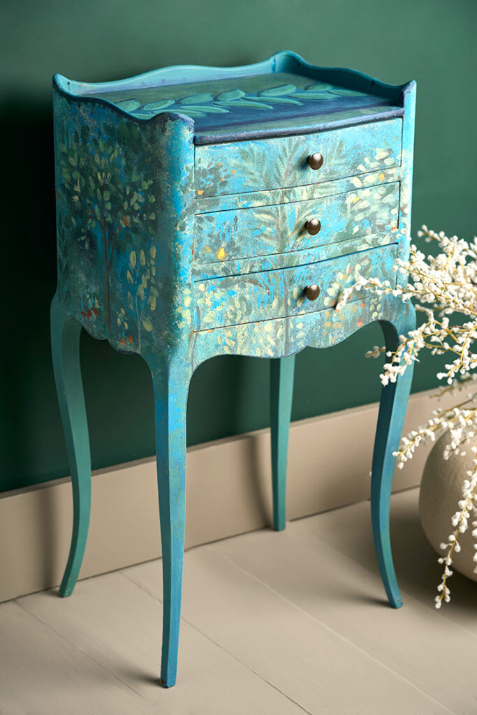 Annie Sloan Fresco side table
