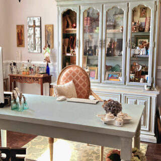 Chalk Paint on my office furniture