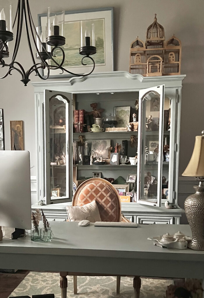 A closer look at my office furniture painted with Chalk Paint