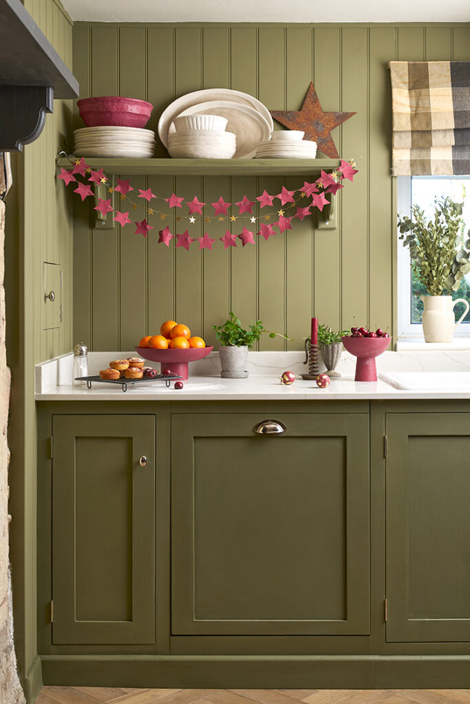 Olive chalk paint