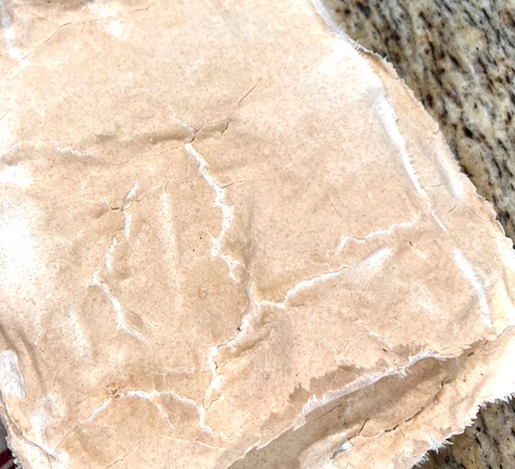 Large cracks with thick paste