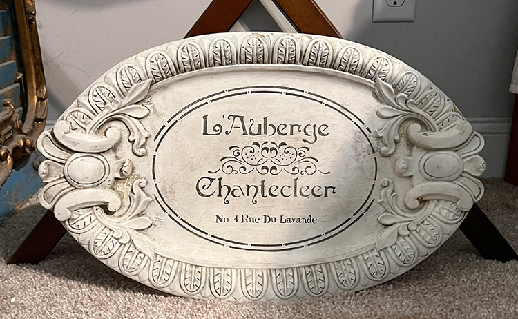 Painted tray