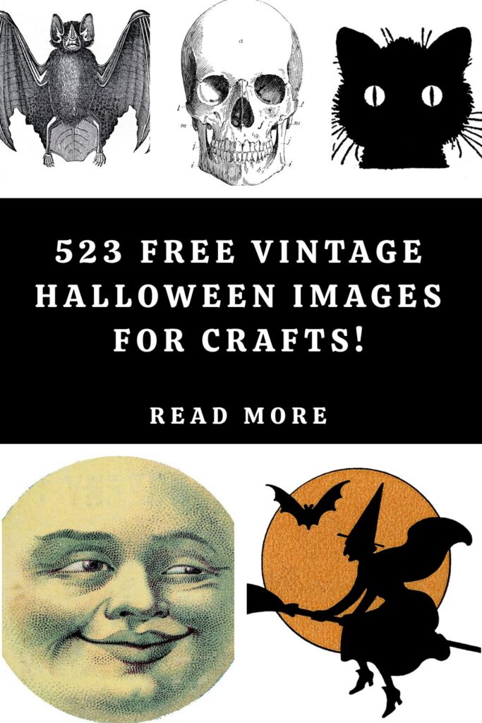 523 Free Vintage Halloween Images for Crafts