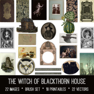 The Witch of Blackthorn House Graphics