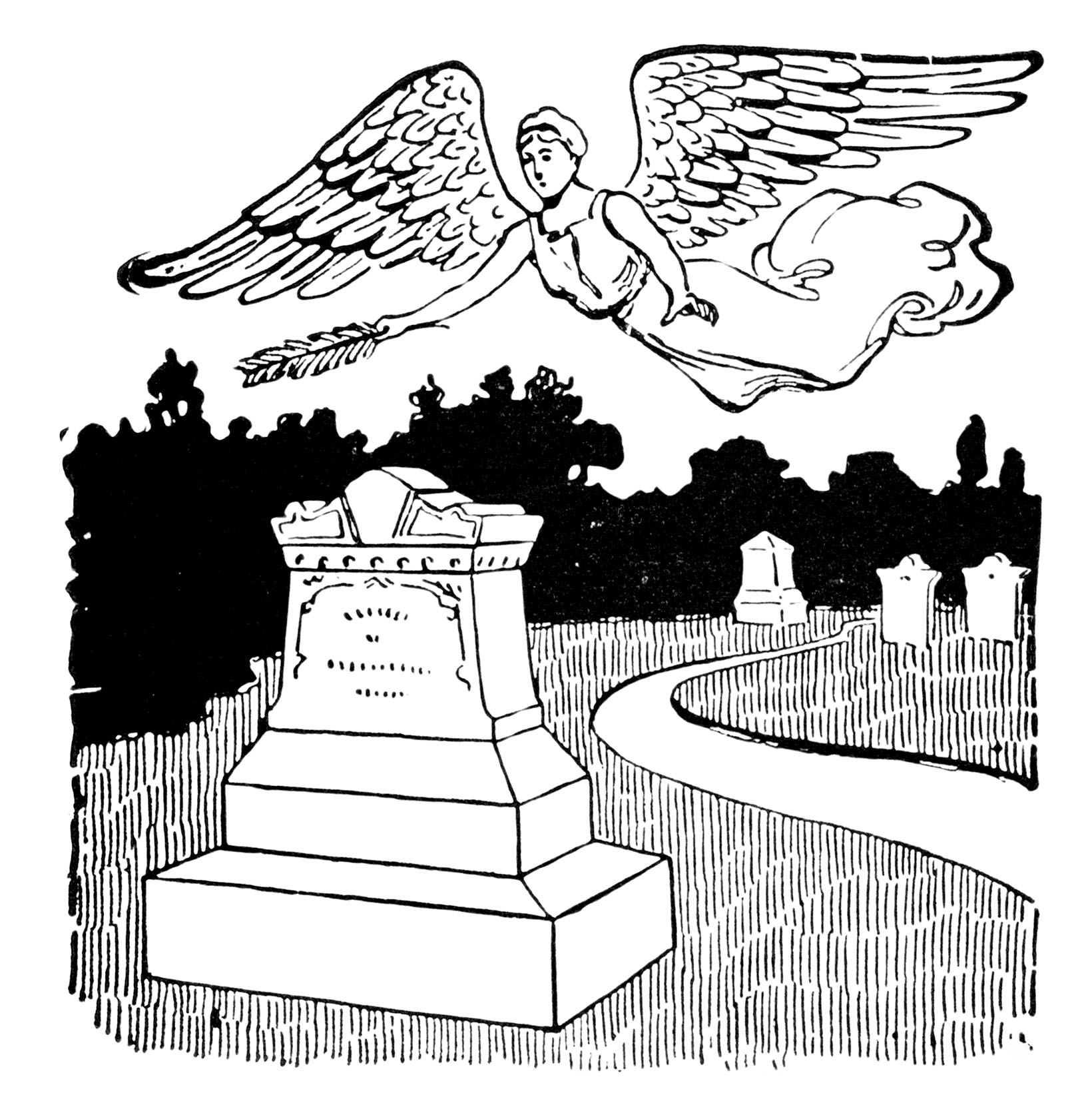 Angel Headstone Image