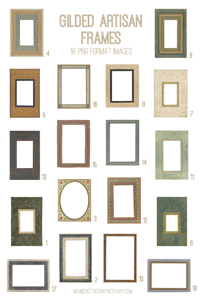 Gilded Artisan Frames Image List