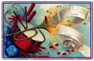 Vintage Patriotic Clip Art - July 4th - The Graphics Fairy