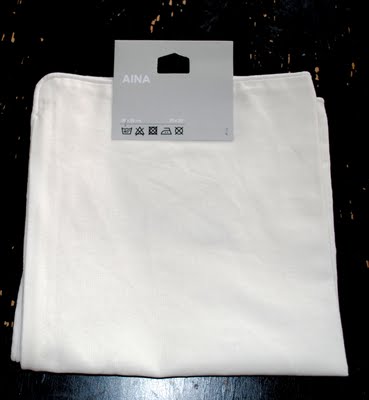 Blank Ikea White Pillow covers