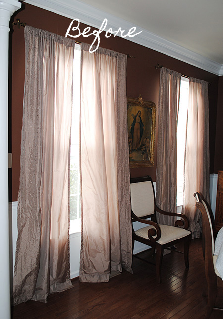 New Curtains for the Dining Room - The Graphics Fairy