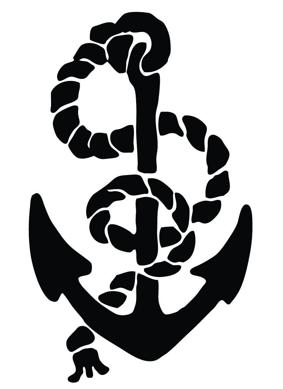 Vintage Nautical Clip Art - 2 Anchor Graphics - The Graphics Fairy