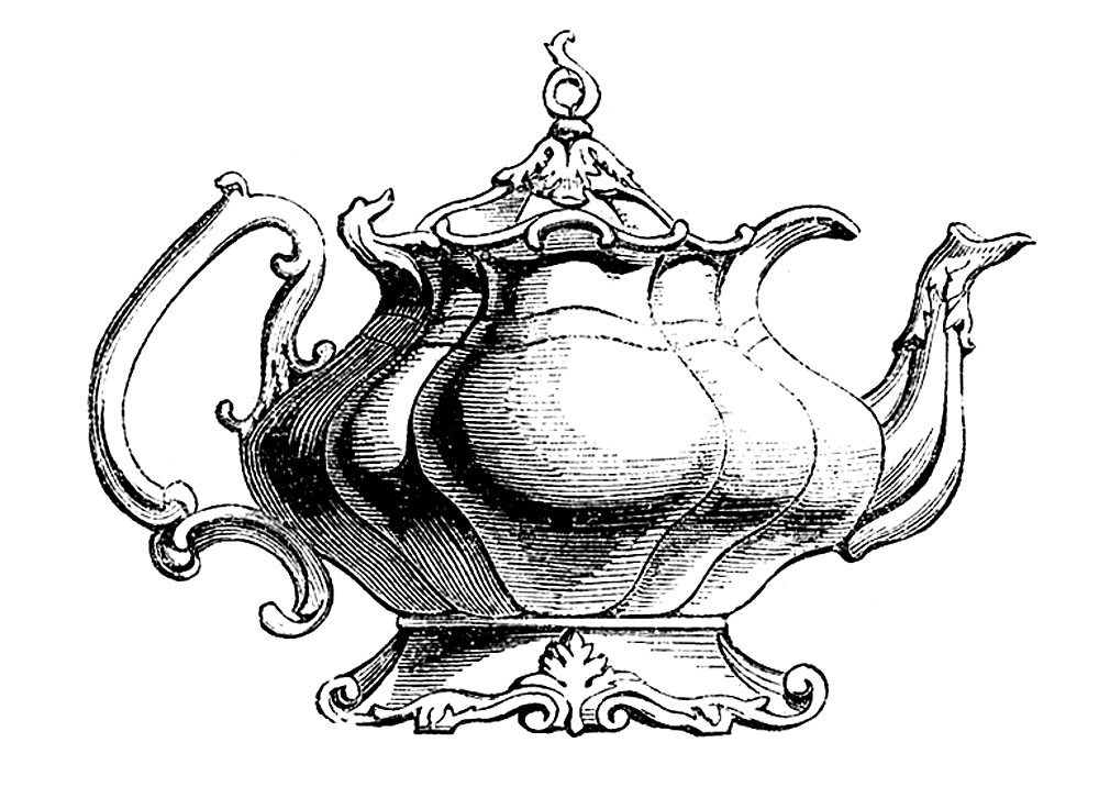 Vintage Clip Art  Best Teapot Ever!  The Graphics Fairy