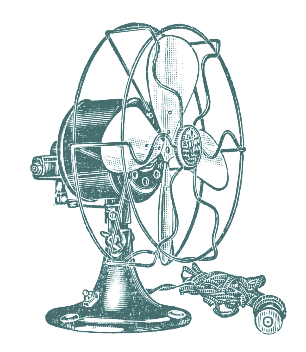Vintage Clip Art - Electric Fans - Steampunk - The Graphics Fairy
