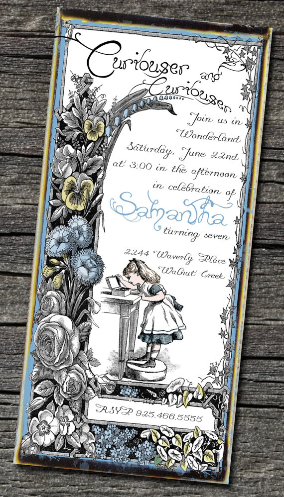 Brag Monday - Bird Tray &amp; Alice in Wonderland Invites - The Graphics Fairy