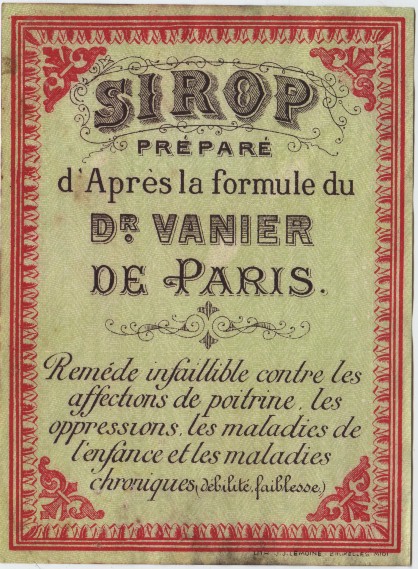 Old Paris Label - The Graphics Fairy