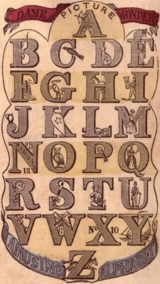 free victorian graphic early alphabet typography the graphics fairy