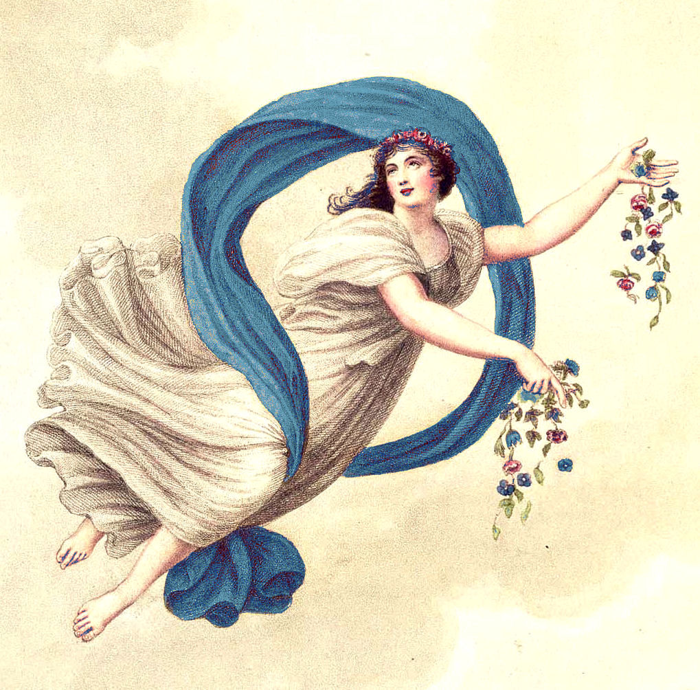 Free Vintage Clip Art - Beautiful Goddess - The Graphics Fairy - 1019 x 1004 jpeg 291kB